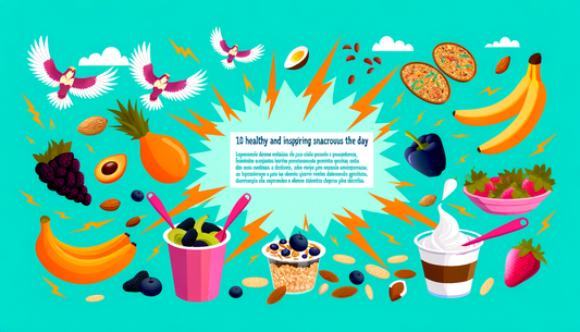 "10 Snacks Saludables e Inspiradores para Aumentar tu Energía durante el Día"